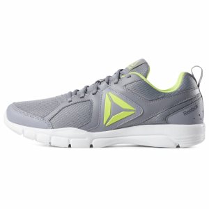 Reebok 3D FUSION TR Freizeitschuhe Herren - Grau/HellGrün/Weiß - DE 241-XUB